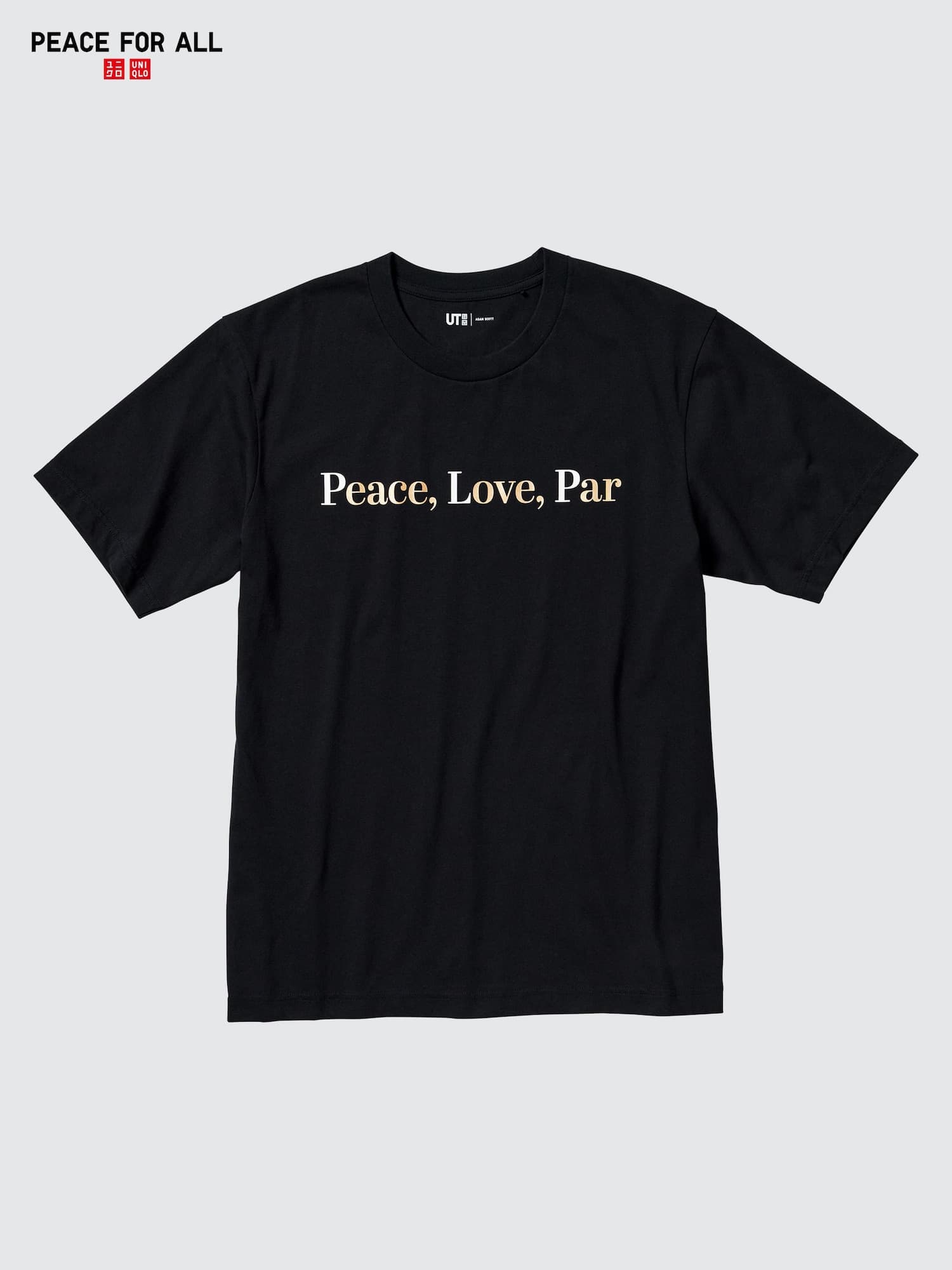 PEACE FOR ALL Tシャツ/アダム・スコット