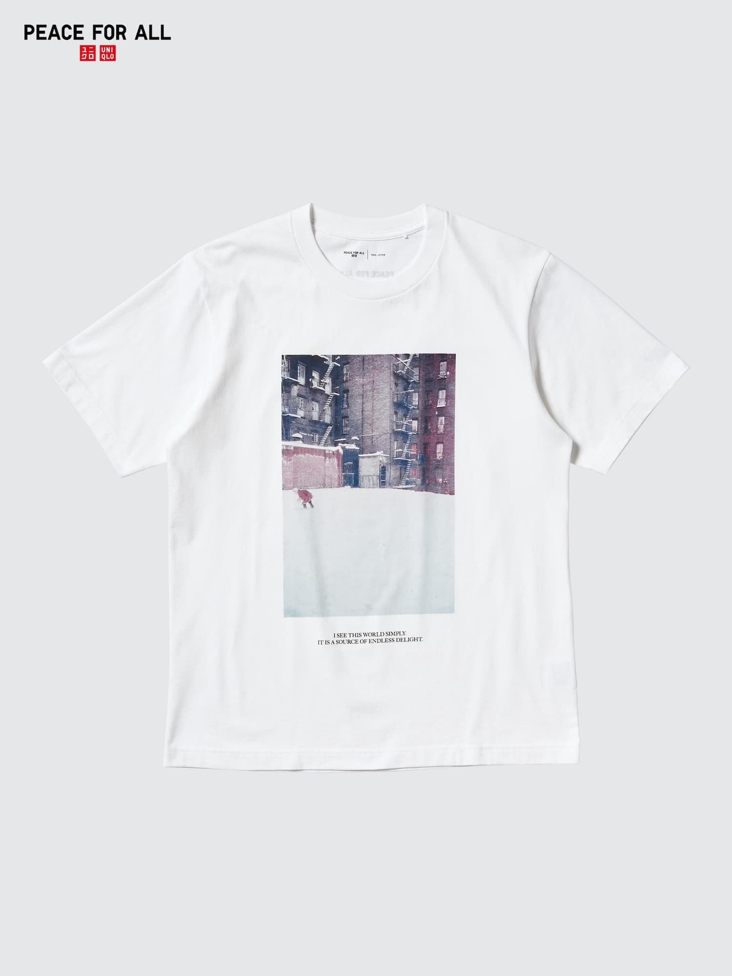 PEACE FOR ALL Tシャツ/ソール・ライター