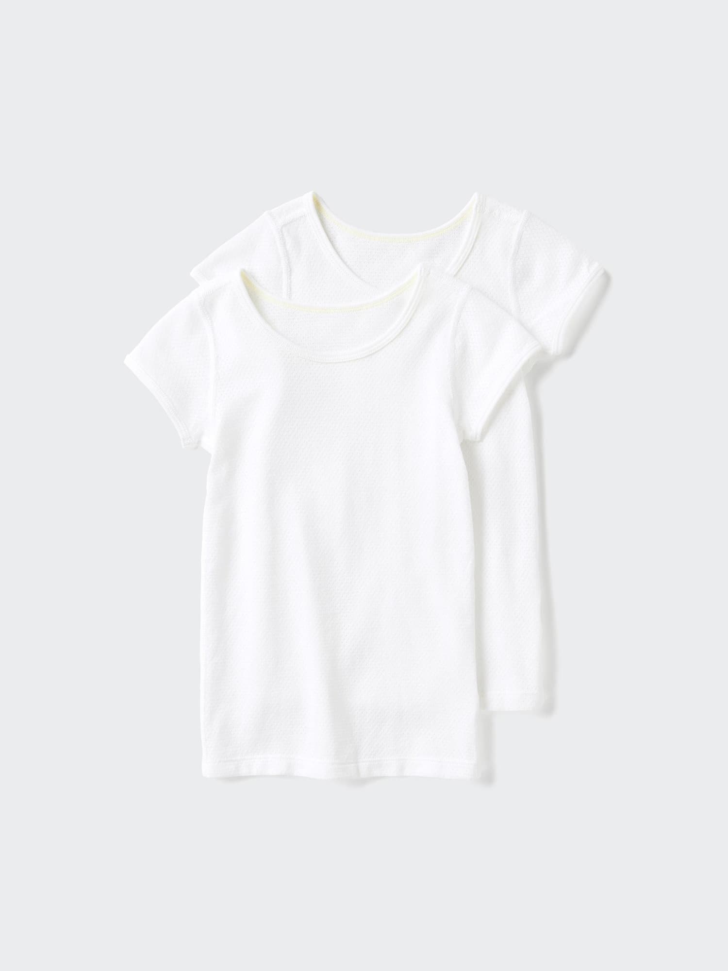 コットンメッシュTシャツ/2枚組