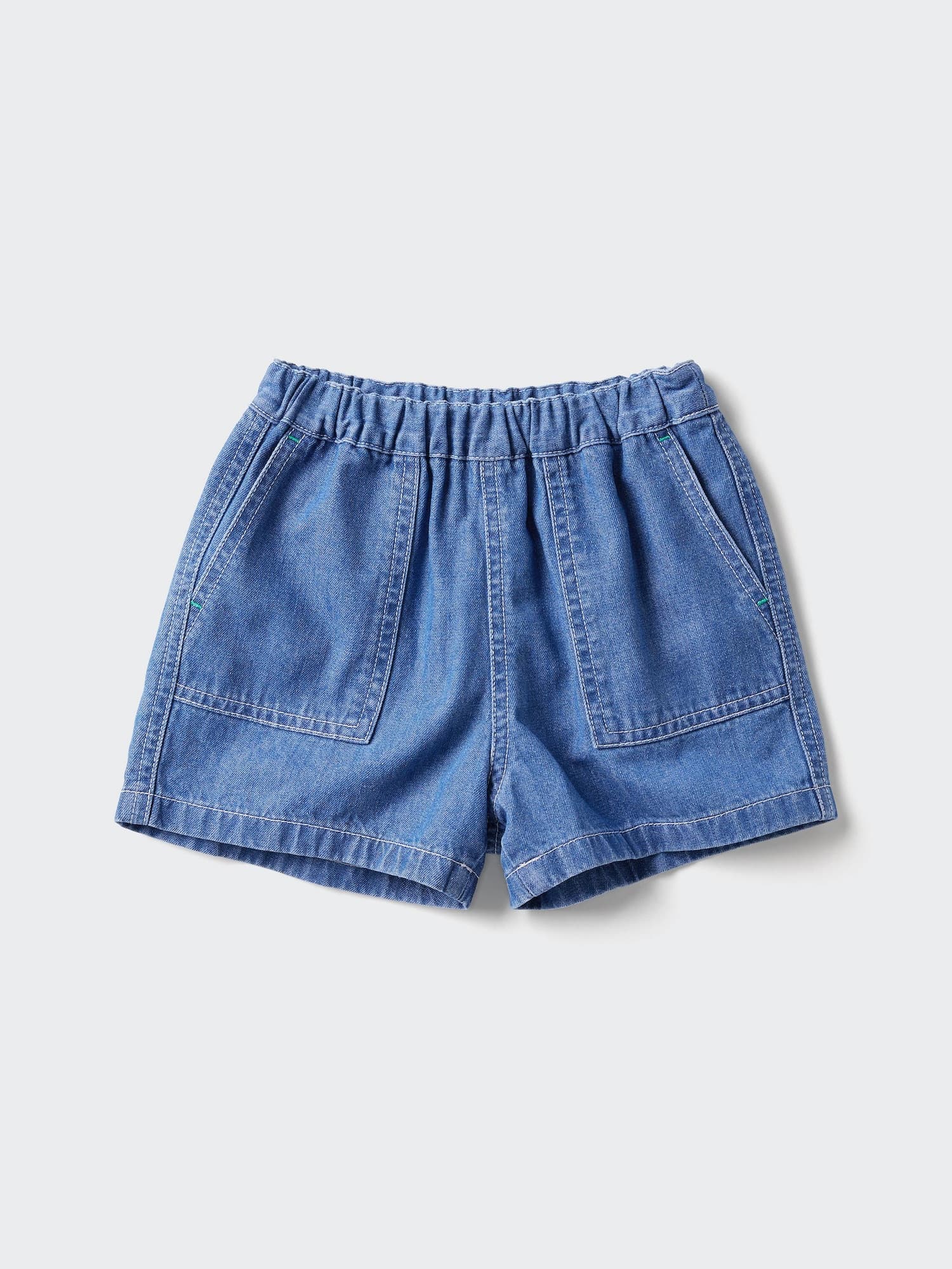 デニムイージーショートパンツ