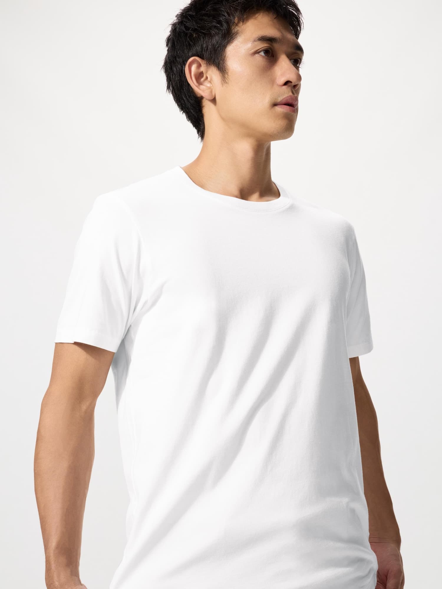 スーピマコットンクルーネックTシャツ