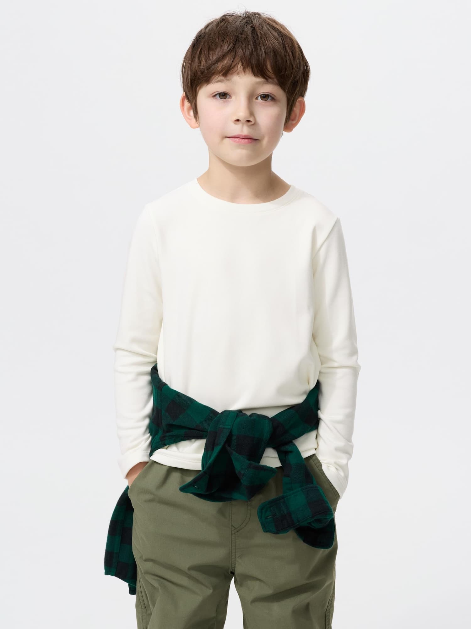 超極暖ヒートテッククルーネックTシャツ
