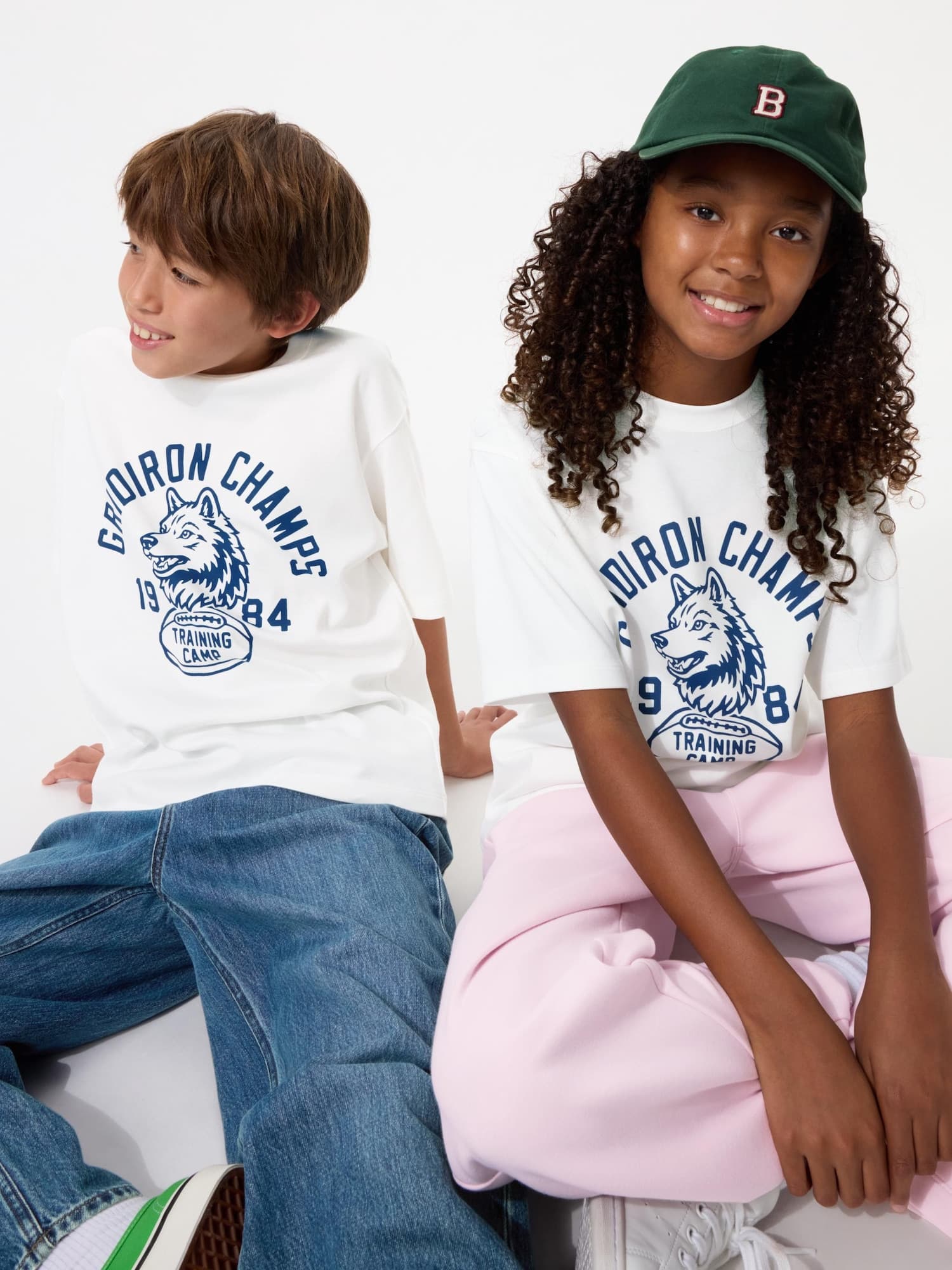 エアリズムコットングラフィッククルーネックTシャツ
