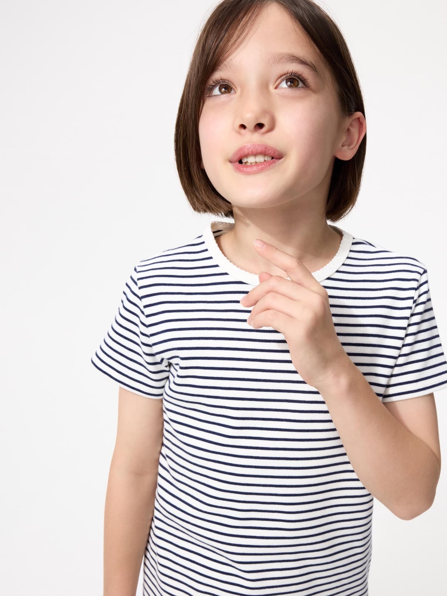 GIRLS リブTシャツ