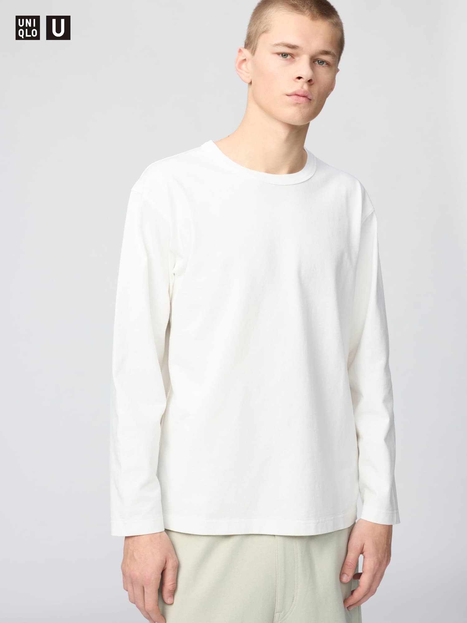 ウォッシュコットンクルーネックTシャツ