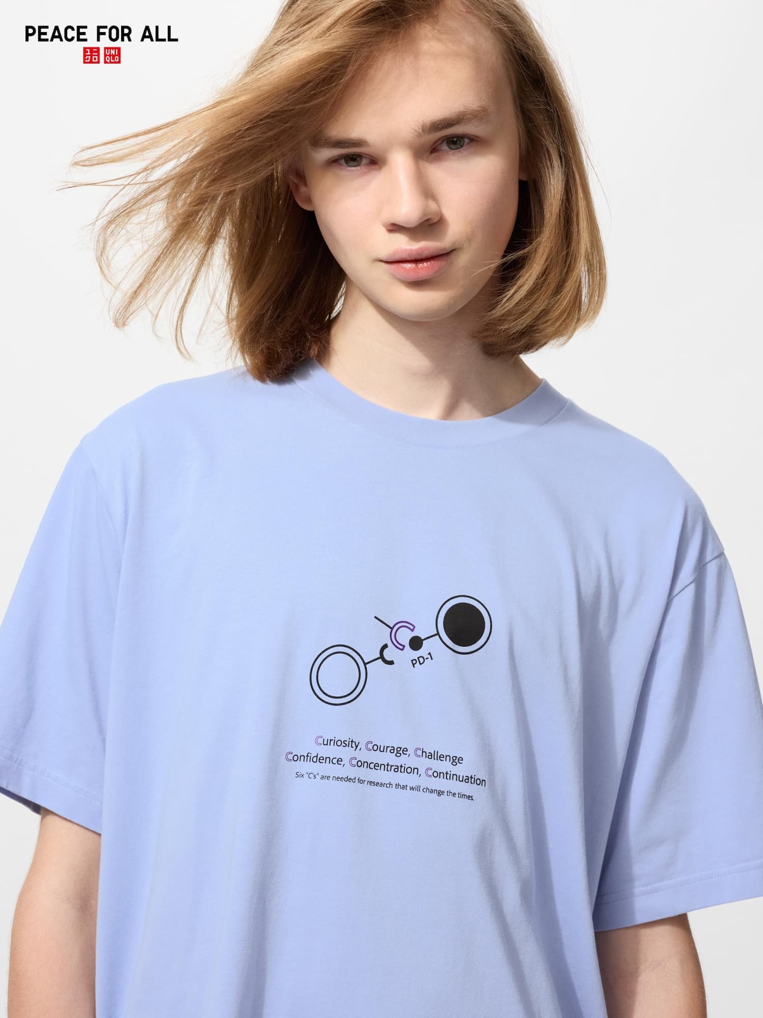 PEACE FOR ALL Tシャツ/本庶佑